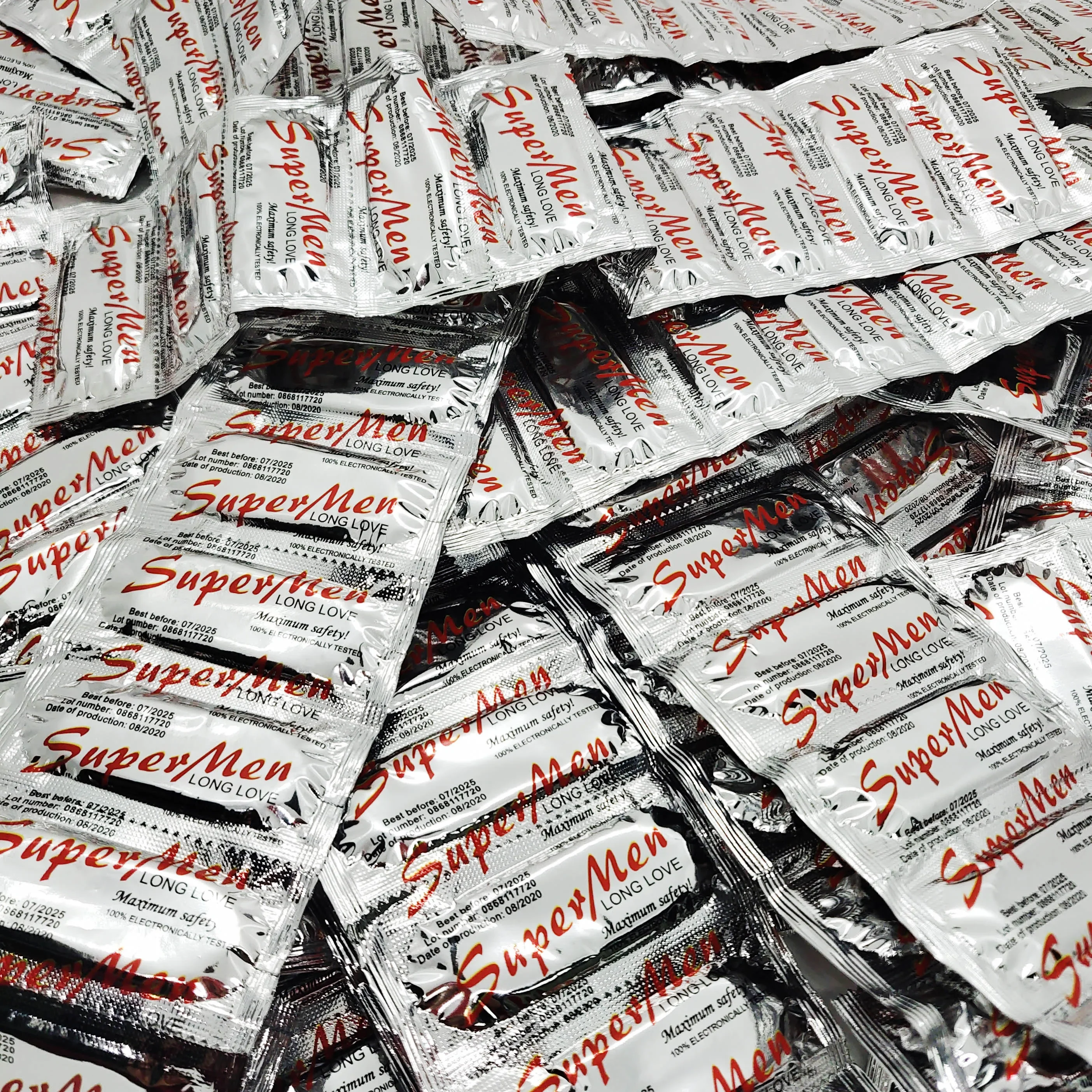 Condoms for Men Delay Large Oil Sex Smooth G Spot Condoms Intimate Erotic Toy Men Safer Contraception Female Condom 200/100pcs