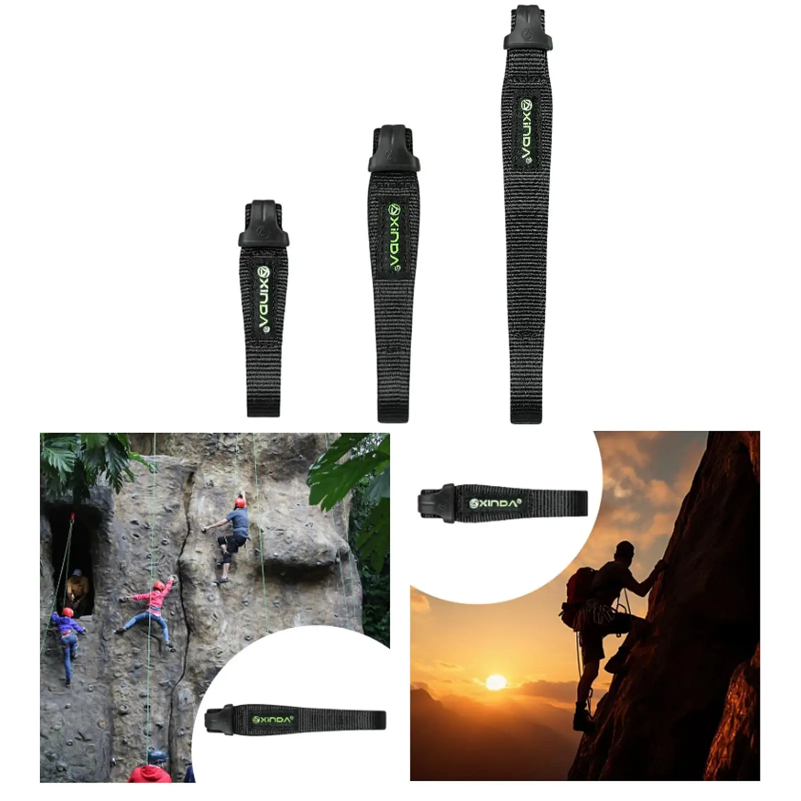Keylock Quickdraw Lightweight Short Connection Strap Climbing Gear Rock Climbing Quickdraw for Aid Climbing Sport Rock Climbing Keylock Quickdraw Lightweight Short Connection Strap Climbing Gear Rock Climbing Quickdraw for Aid Climbing Sport Rock Climbing