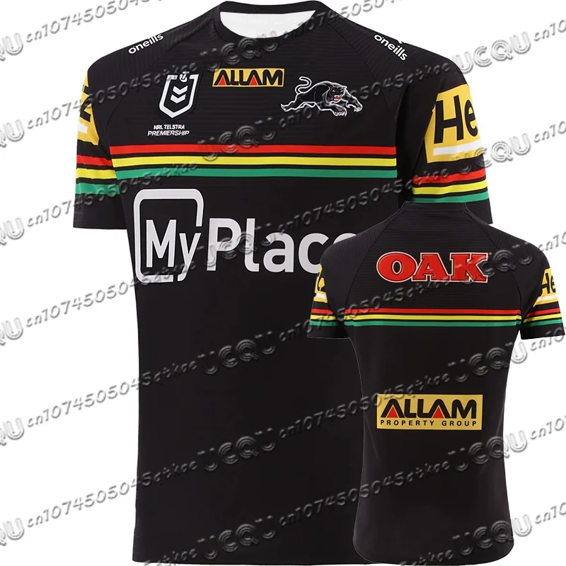 Australia Penrith Panthers Mens Home Jersey Football Jersey Short Sleeve Casual Outdoor Women's Men's Children T-shirt