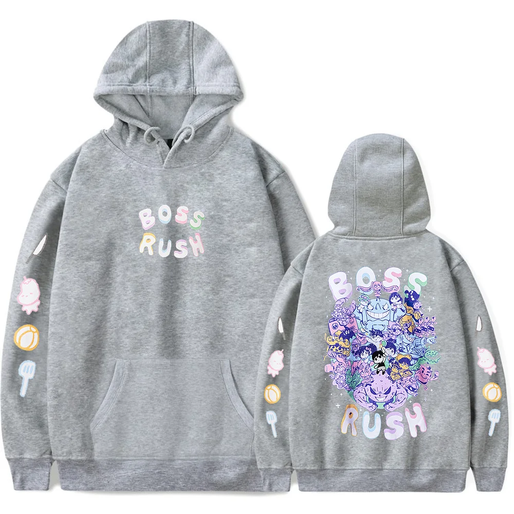 Omori Boss Rush Hoodie Merch Popular Graphics sided Print Unisex