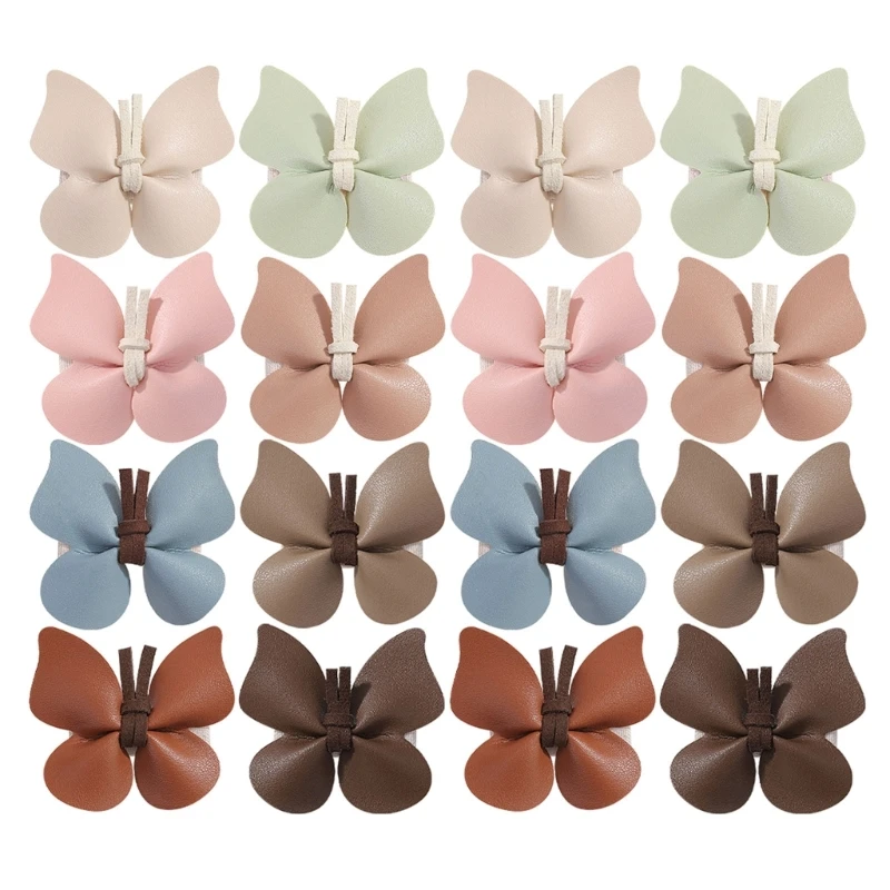 

16pcs Butterfly Hairpins Soft & Comfortable Hair Clips Barrettes for Girls