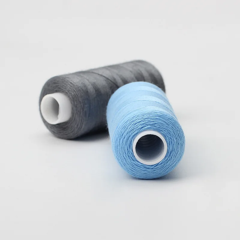6 Colors/Set Yarn Sewing Thread Roll Machine Hand Embroidery 400 Yard Each Spool Full Polyester Durable For Home Sewing Kit