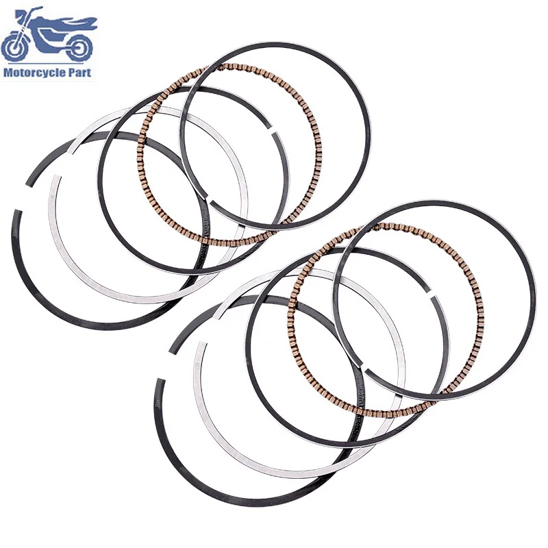 

2pcs 53mm 53.25mm 53.5mm 53.75mm 54mm Motorcycle 2 Cylinder Engine Piston Rings For HONDA CA250 CB250 A 1991-2008 CB250 AC 91-08