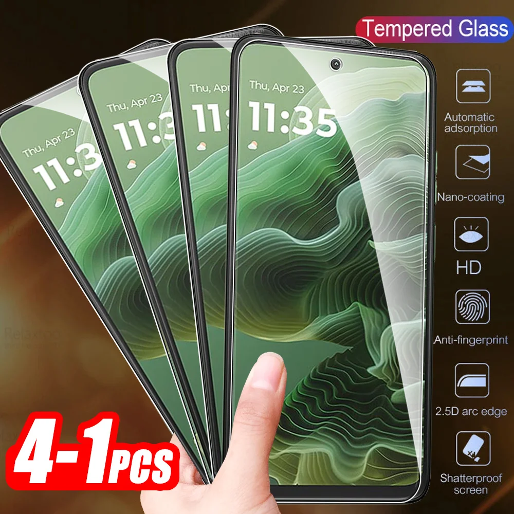 Premium Tempered Glass Screen Protector for Motorola – Enhanced Durability and Clarity, Available in Sets of 1 to 4 Pieces