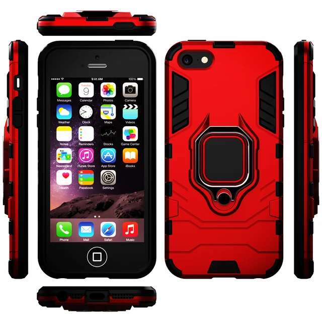 Iphone Se 2016 Case Shockproof, Iphone 5s Case, Kickstand Case