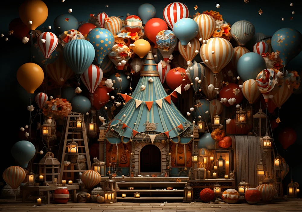 

Фотофон Красочные воздушные шары фон день рождения свадьба украшение портрет фото студия реквизит