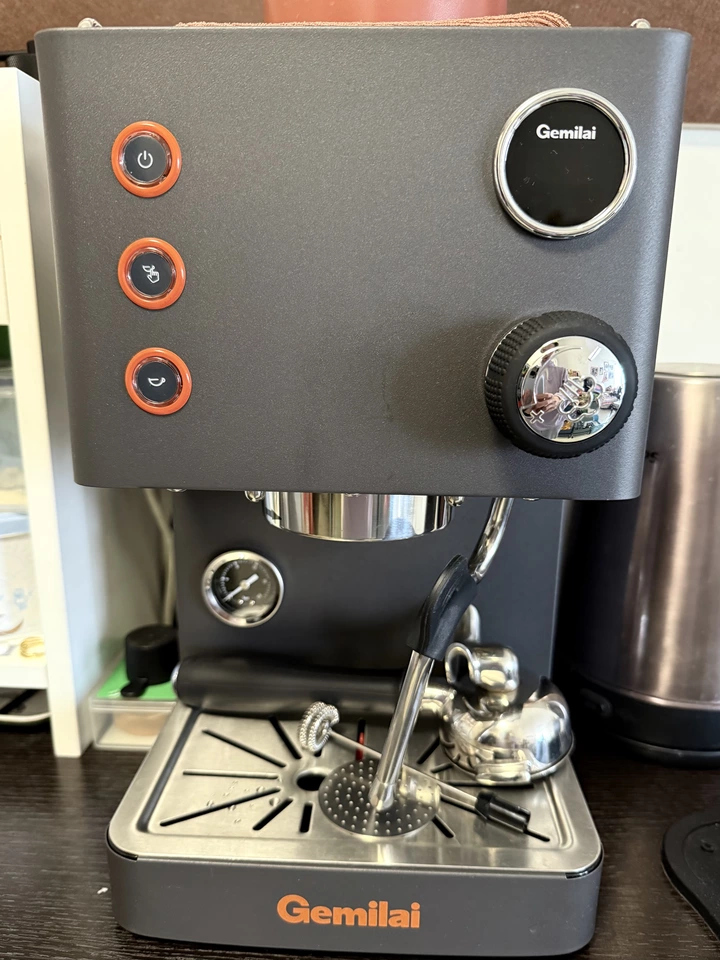 業務用デュアルボイラーエスプレッソマシン ステンレス製プロ仕様