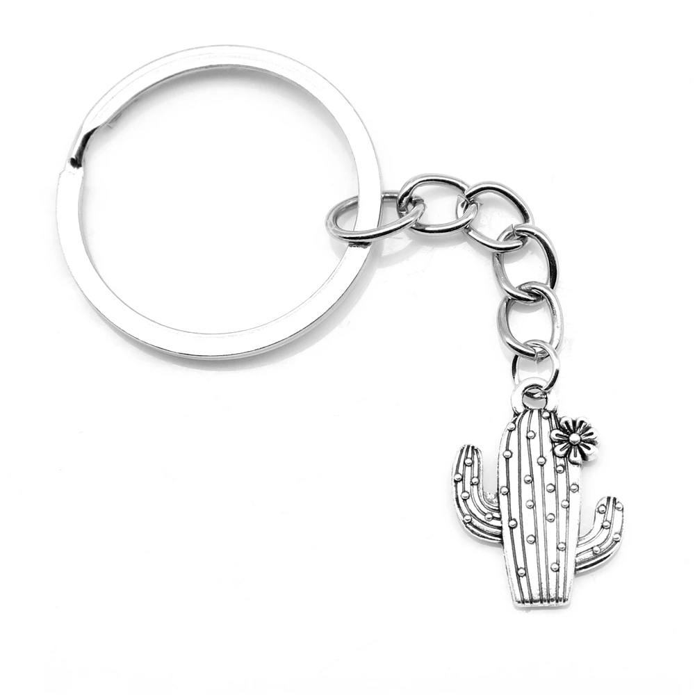 

1 Piece Cactus Key Chain Handmade Jewerly 15x20mm
