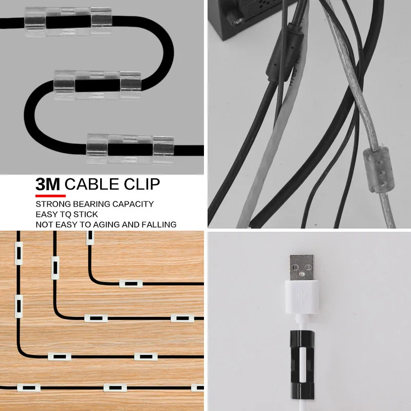 Cable Organizer Cable Clips 1/20 Pcs