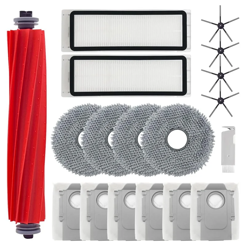 Vacuum Cleaner Replacement Parts For Roborock Q Revo/P10 A7400RR Vacuum Cleaner Main Side Brush Hepa Filter Mop Cloths Dust Bag Spare Parts