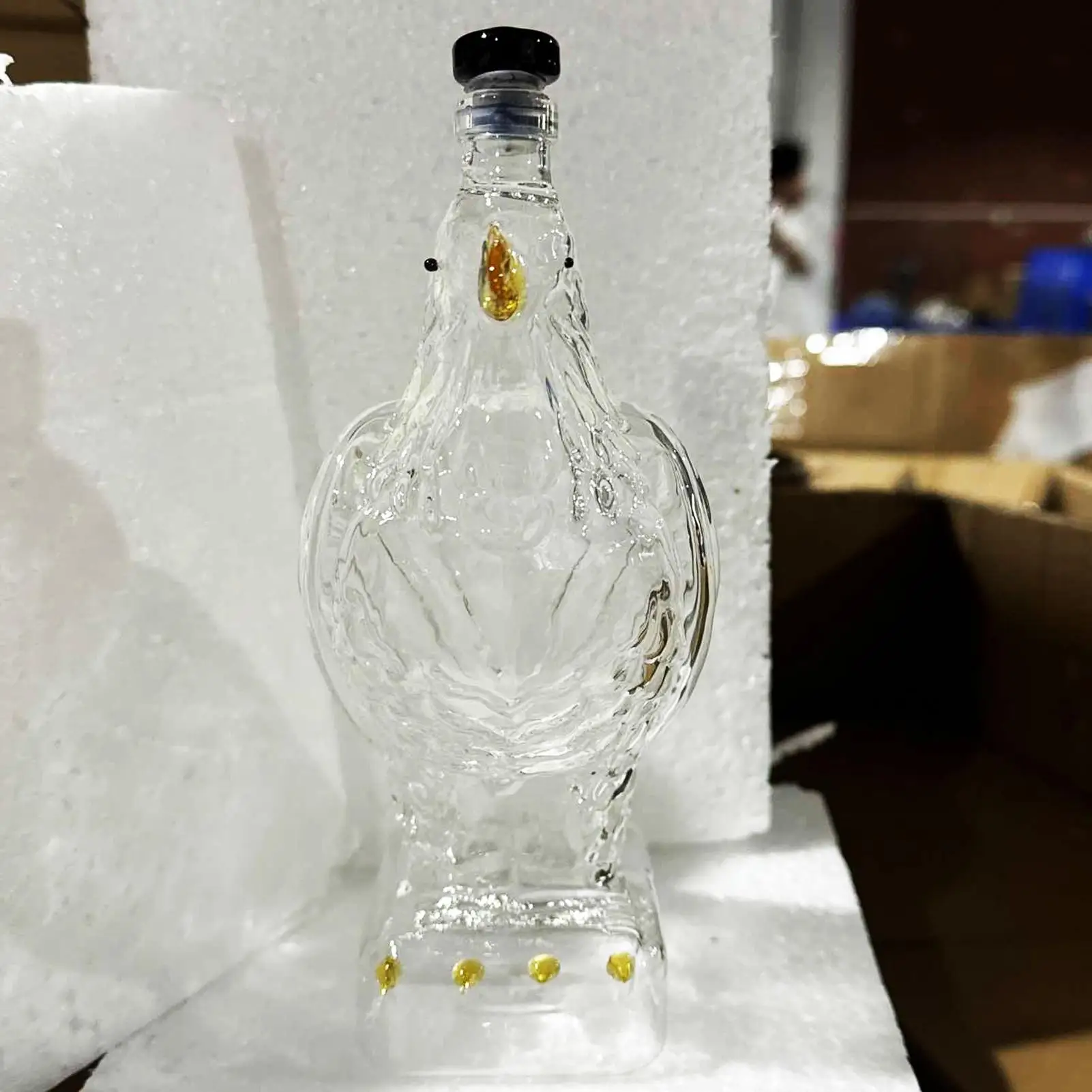 Exquisite Eagle Liquor Decanter Dad Husband Glass Whiskey Decanter Bottle Eagle Liquor Bottle Home Decoration for Holidays