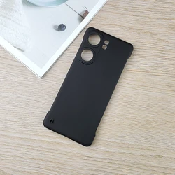 Frameless Slim Matte Shockproof Back Cover for IQOO Neo9 (Black)
