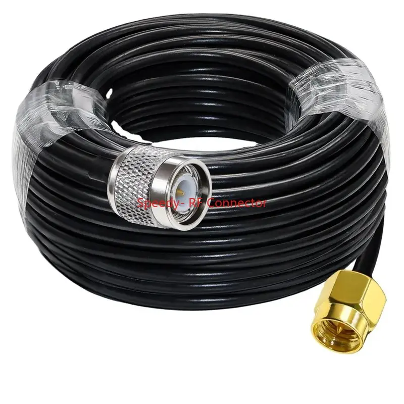 Cabo Tnc Macho Plug para Sma Macho Conector Tnc para Sma Macho Friso para Rg58 Extensão Pigtail rf Entrega Rápida de Cobre Rg58