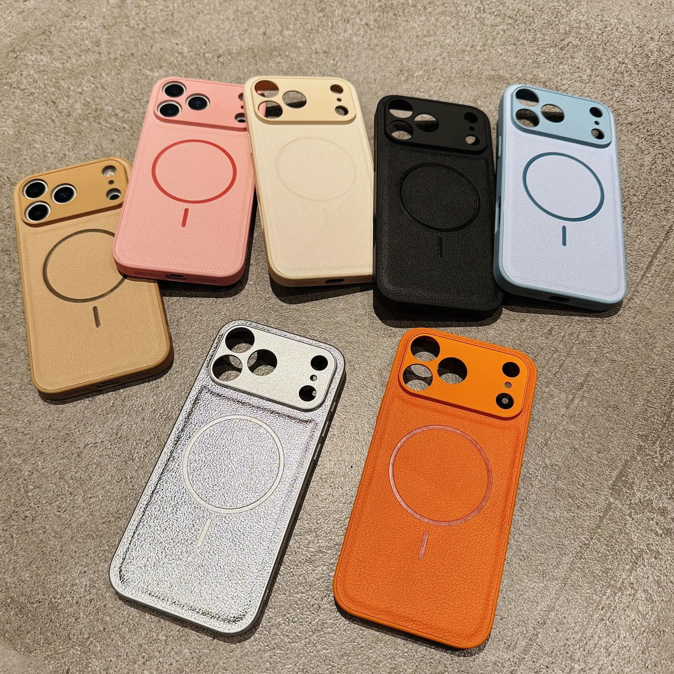 Luxury Leather Case For iPhone 17 Air 16 15 14 13 12 11 Pro Max with Protective Camera Lens Cover - Image 6