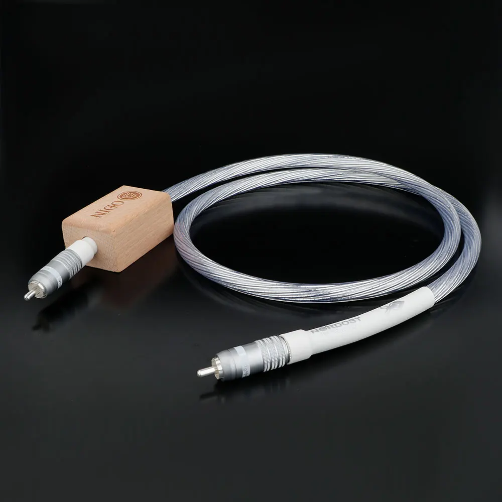 High Quality Nordost Odin Pure Sliver Coaxial Digital Cable Fever Audio  AES/EBU Signal Wire Line