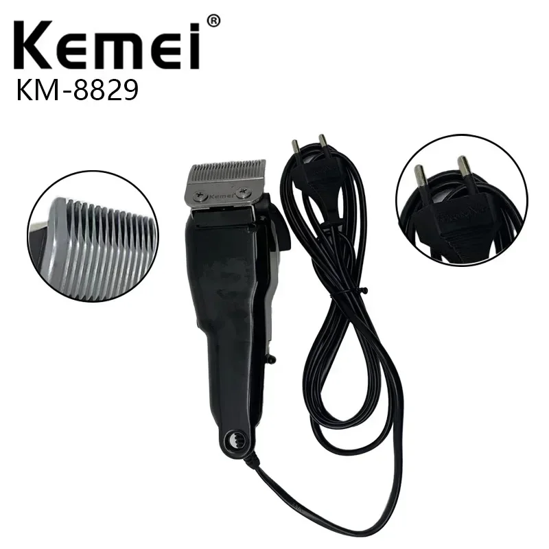 Kemei/Kemei Barber Clipper KM-8829 AC High Power Plug and Play Hair Clipper Cross-border Oil Head