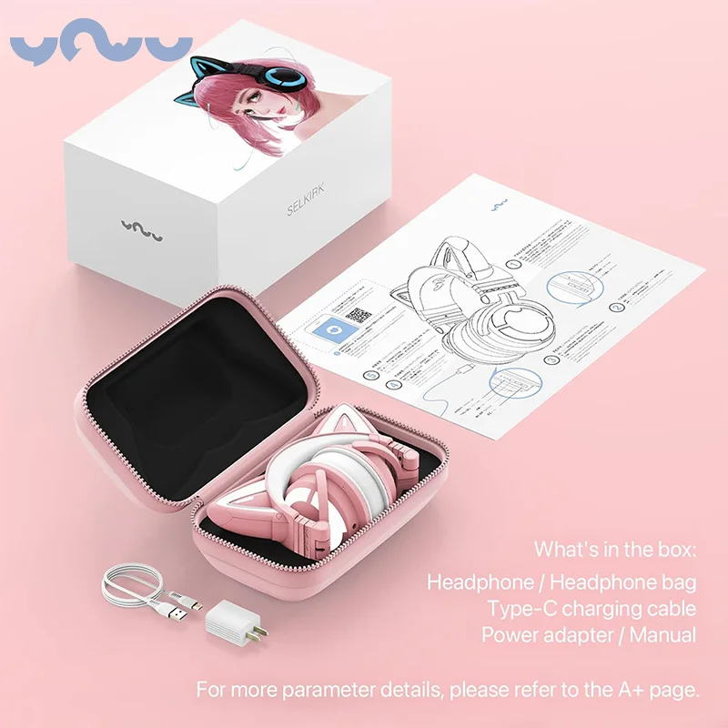 YOWU 3G 무선 게임용 헤드셋, 앱 제어, RGB 조명 7.1 마이크, 블루투스 5.0, 가상 오디오 헤드폰, 전문 헤드셋