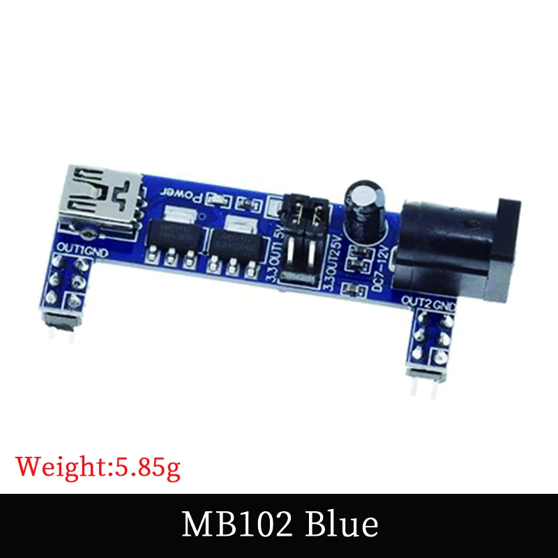 NEW MB-102 MB102 Breadboard 400 830 Point Solderless PCB Bread Board Test Develop DIY for arduino laboratory SYB-830 image 16