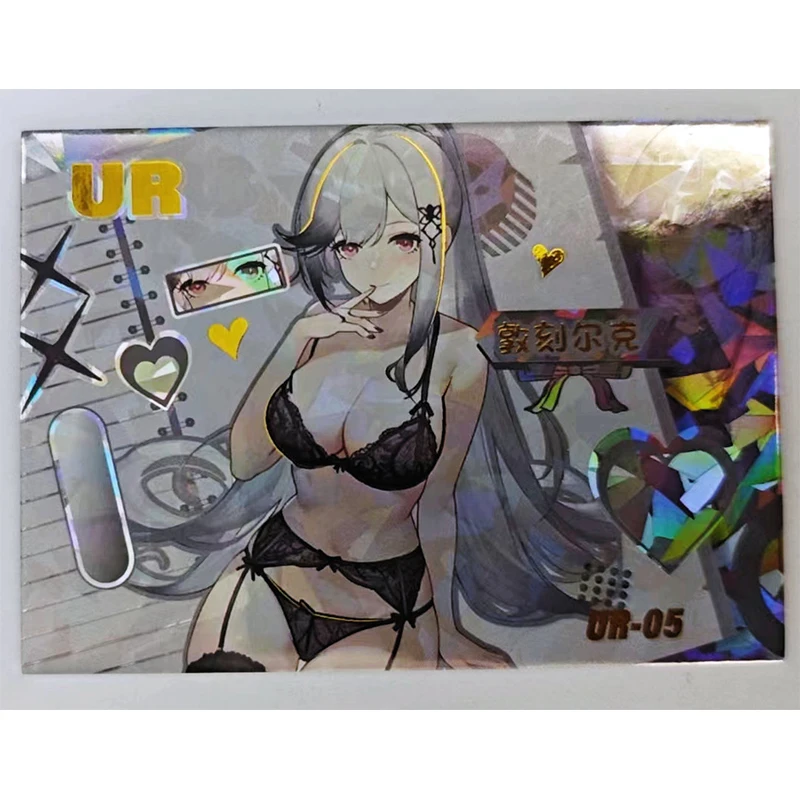 Anime Goddess Story Yor Forger Ganyu Hu Tao Kafka Raiden Shogun Eula Collectible Cards Christmas Birthday Gifts Children's Toys