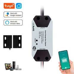 Smart WiFi Garage Door Opener with Voice and App Control for Seamless Home Automation (EU plug)