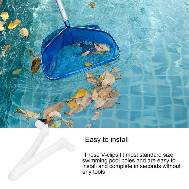Pool V Clips Medence Skimmer Klip A Nettó Univerzális V-Clip-Hez Pólusának Klipekhez - Image 3