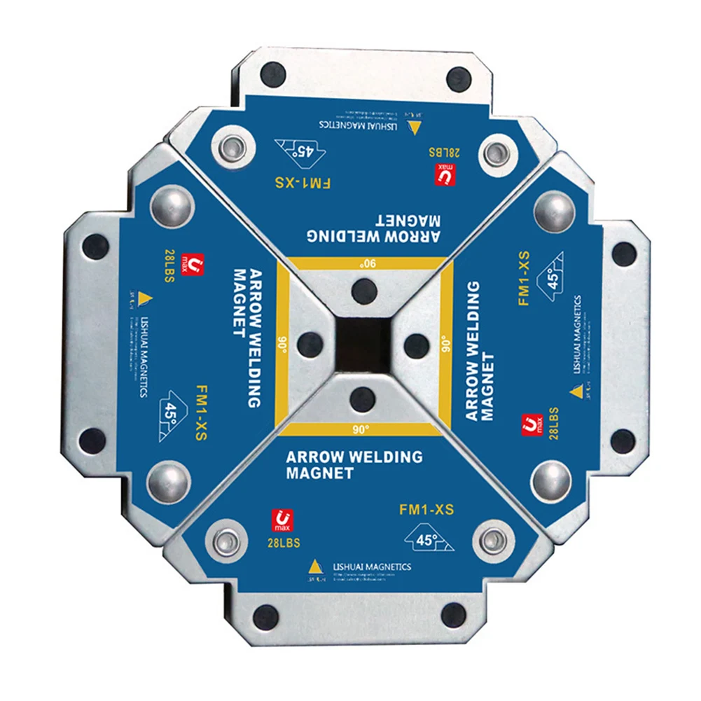 Magnetic welding fixer 4pcs Magnetic Welding Fixer 45/90/135 Degree Multi-angle Magnet Weld Positioner