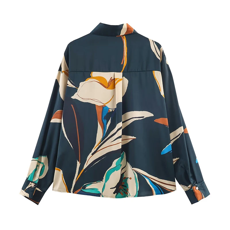 Chic Fashion Printed Shirts for Women 2025 New Long Sleeve High Street Women's Casual Loose Shirt And Blouse Woman Tops ﻿