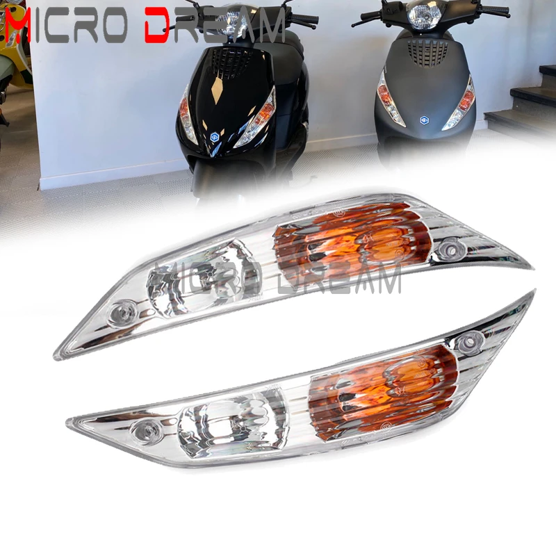 12V E4 Moto Scooter Indicatore Di Direzione Anteriore Lampeggiante Indicatore Luminoso Per Zip 2 50Cc Ac 4 Tempi Sp Base 50Cc 100Cc 125Cc Ssl 25