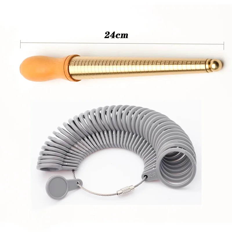 Ring Herstellung Werkzeuge Kupfer Ring Stange Ring Größe Code Wicklung Modellierung Werkzeuge HK UNS EU Ring Sizer Für Diy Schmuck Handgemachte Werkzeuge – Detail 11