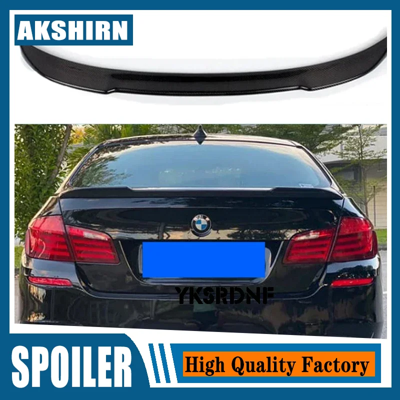 Per Bmw Serie 5 F10 F18/F10 M5 Berlina Cs Style Carbon Forged Carbon Spoiler Posteriore Tronco Ala 2009-2017