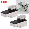 Clamps Shelf Brackets Fixing Glass Kitchen Zinc Alloy 2 Pack 3-16mm Accessories Bathroom Rust-proof Set Wall Mounted 2023 New 1