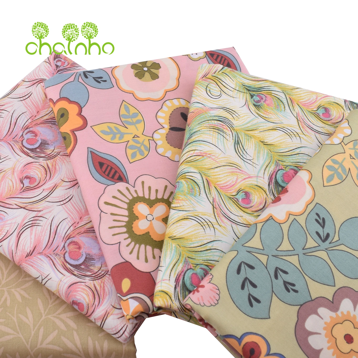 Chainho,Printed Twill Weave Cotton Fabric,DIY Quilting Sewing Material,Handmade Textile,Patchwork Cloth,Cartoon Series,25C17