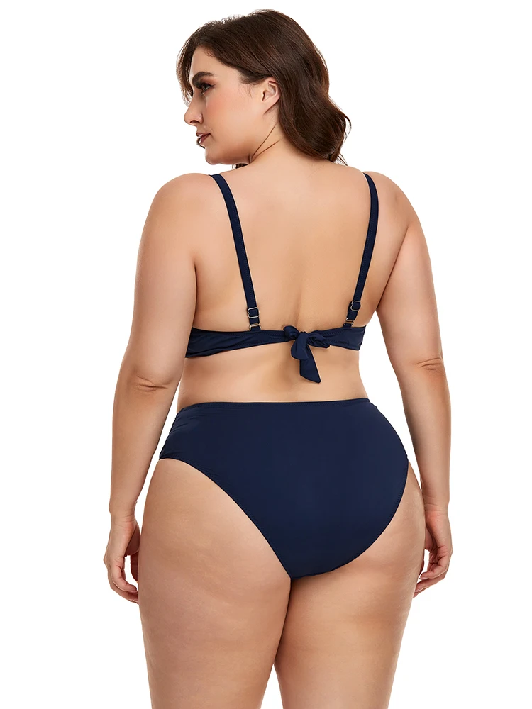 bikini sets for women HOMGAO Sexy V Neck High Waist Swimsuit For Women Bikini Set Push Up Bathing Suit Swimwear Two Piece Beachwear 2022 New Biquini bandeau bikini set