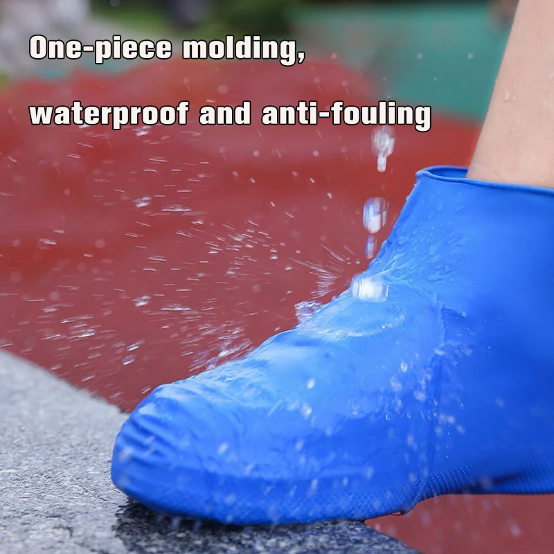 Waterproof Shoe Covers Silicone Anti-Slip Rain Boots Reusable Rain Shoe Cover Outdoor Rainy Day Protectors Shoes Cover silicone shoe covers,rain shoe covers,rain shoe protector,shoe covers