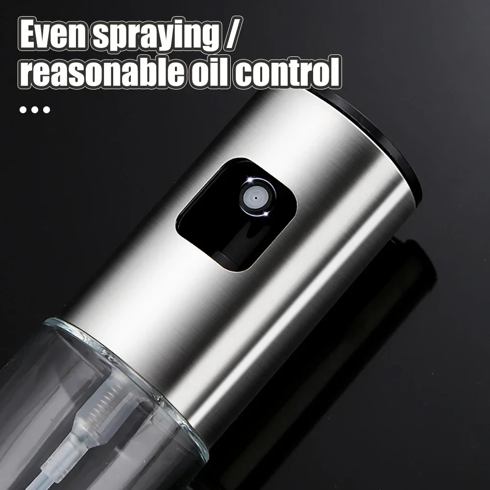 Press Type Oil Spray Can Kitchen Home Air Fryer Olive Oil Spray 1-2pcs