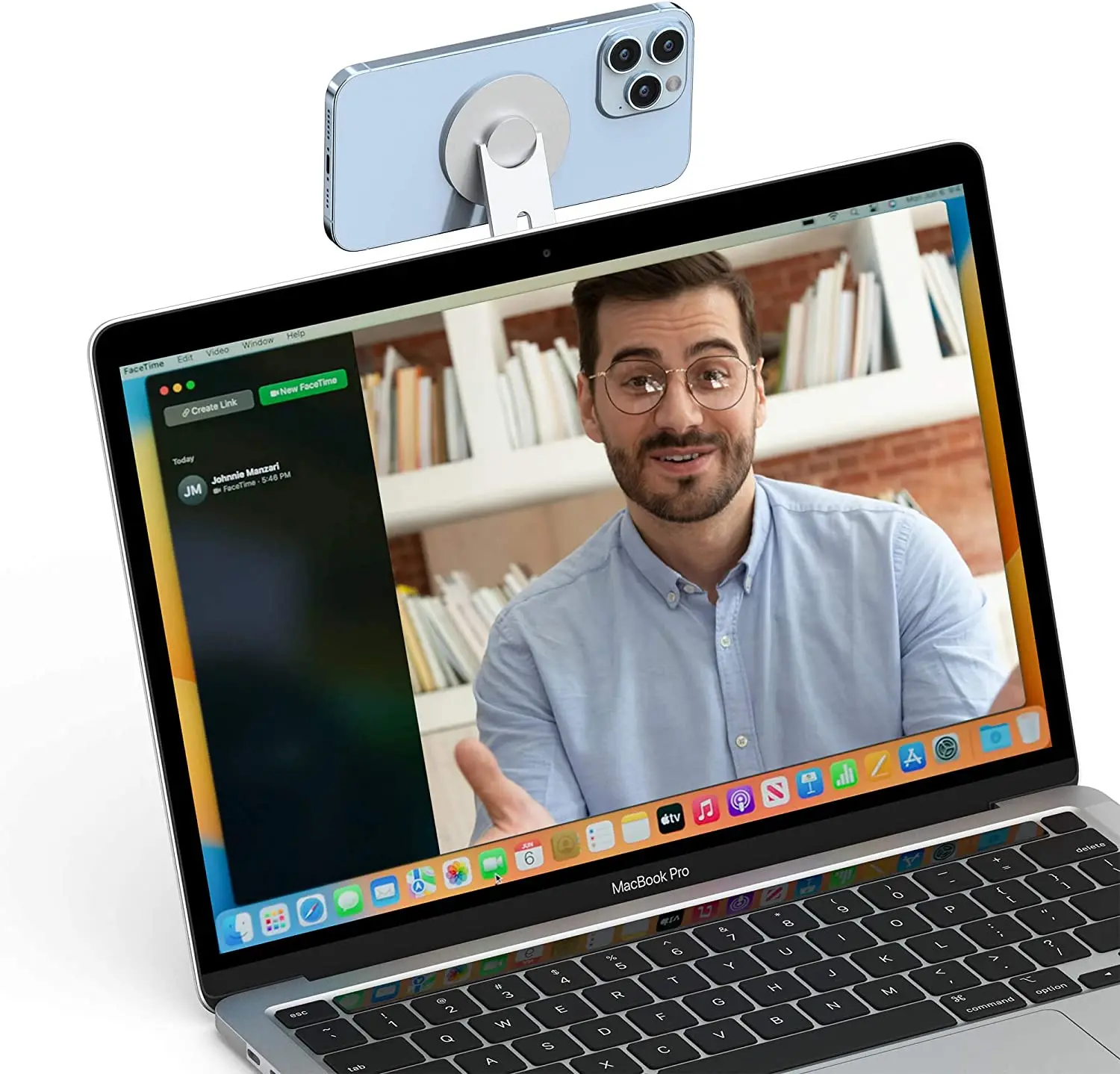 노트북 스탠드, 초박형 자석 회전식 180 ° , 조정 가능한 자기 팔, 가정 작업 및 사무실 사용에 매우 적합