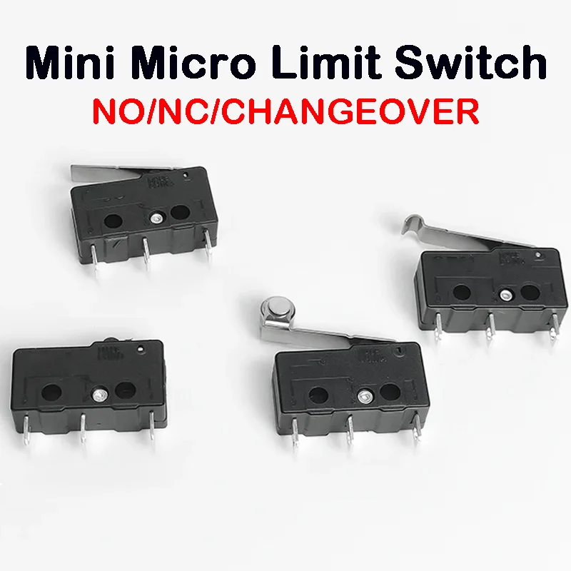10/50/100PCS Micro Limit Switch with SPDT Snap Action Tact Switch on off Safe, Eco-Friendly for Home Appliance On/Off Control