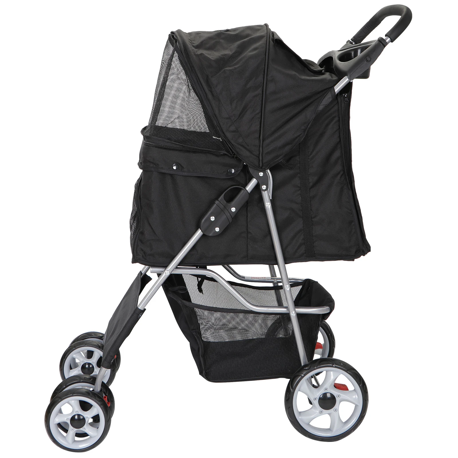 Folding Pet Stroller with Cup Holder 6