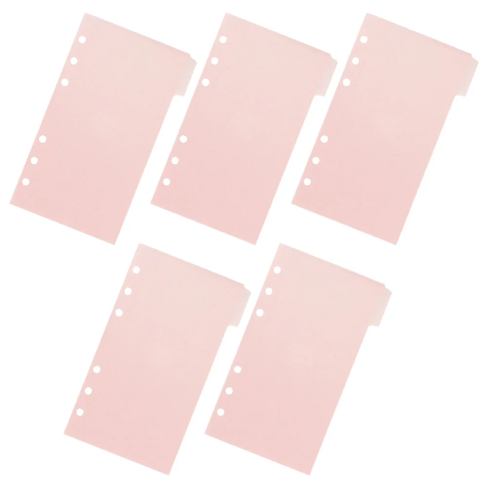 플라스틱 바인더 펀치 포켓, 6 홀 바인더 포켓, 1 세트
