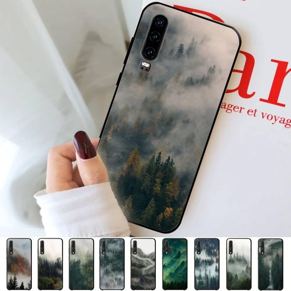 

Mountain Forest Phone Case For Huawei P 8 9 10 20 30 40 50 Pro Lite Psmart Honor 10 lite 70 Mate 20lite