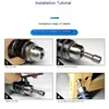Hex Socket Sleeve Set Nozzles 5.5mm-19mm Nut Driver Set Power Screwdriver Handle Power Drills Impact Drivers Socket Wrench Tools 4