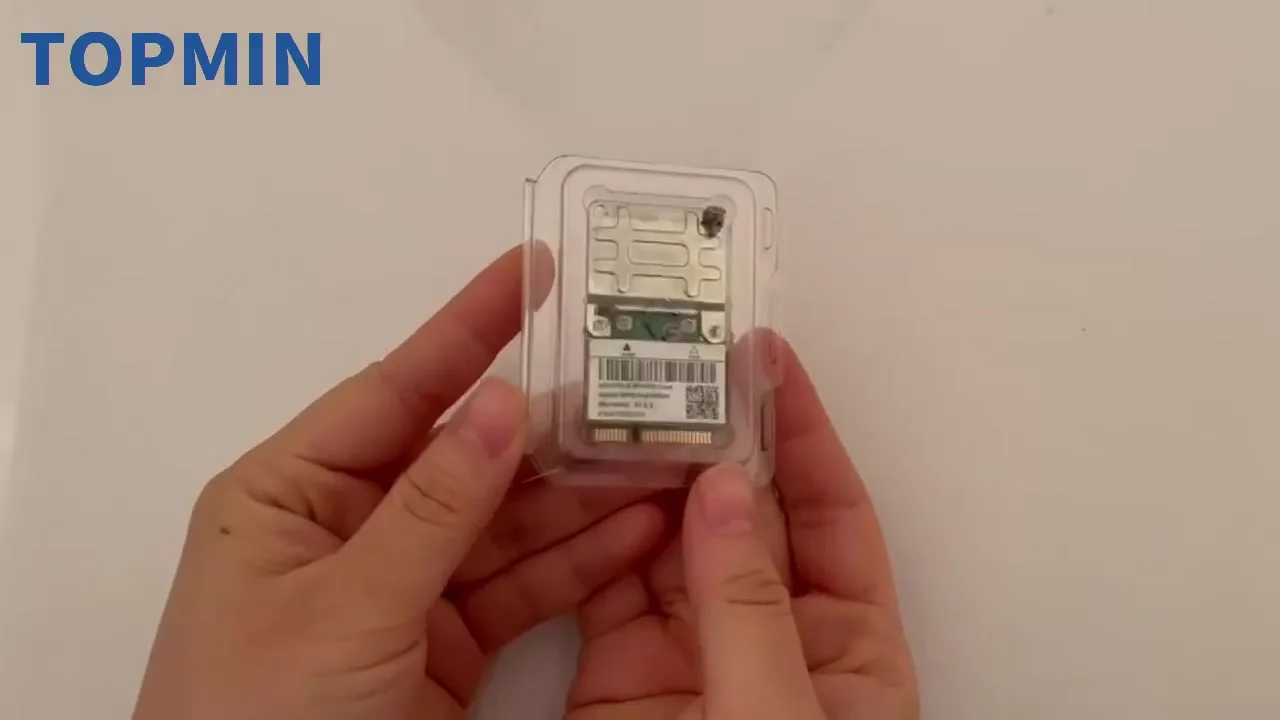 Scheda Wireless WiFi 6E AX210HMW Tri-Band Mini PCI-E Con Bluetooth 5.2 Per Laptop E PC - Velocità Fino A 2400 Mbps - 2