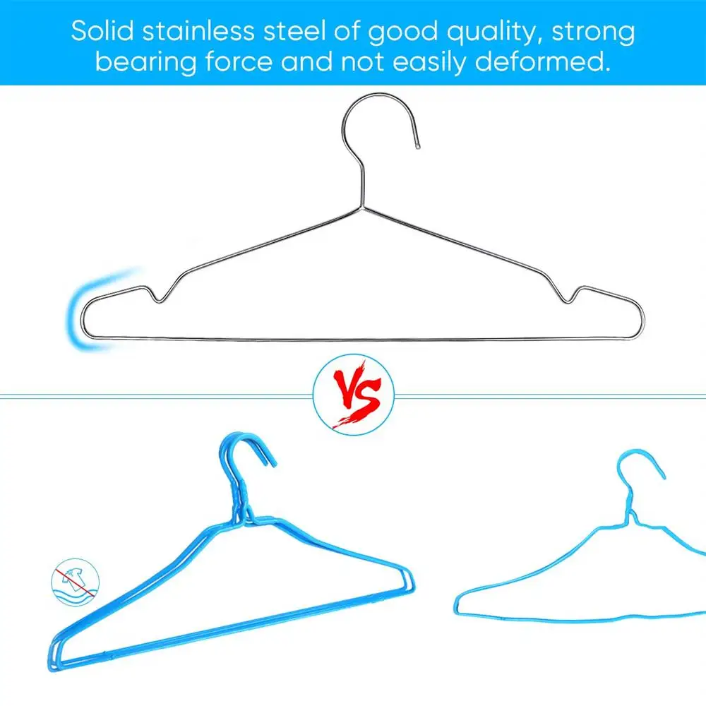 Solid stainless steel clothes rack, household anti slip clothes rack, laundry clothes rack 5