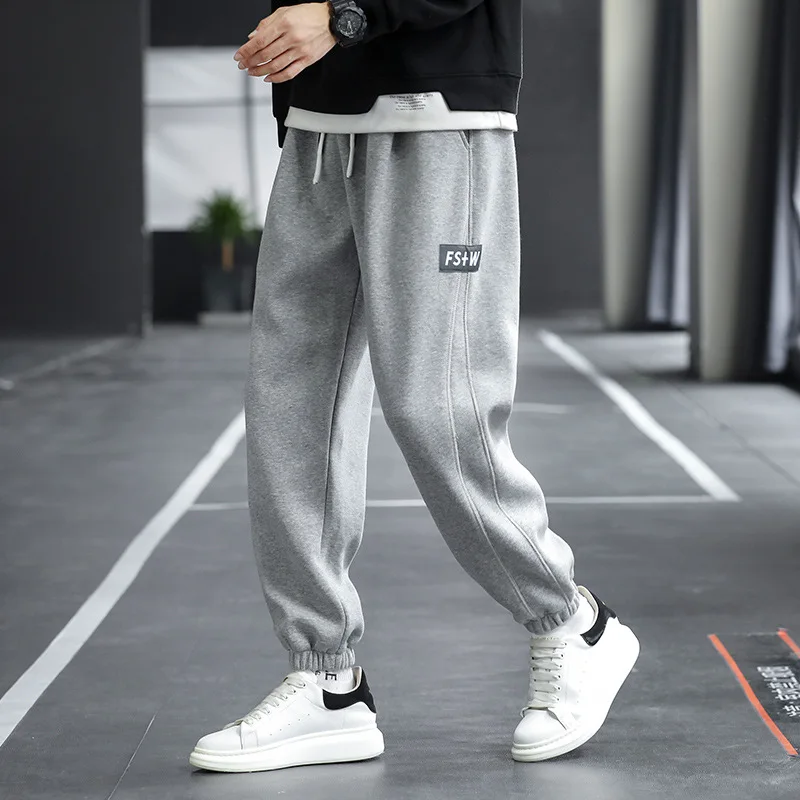 niettemin Spreek luid regering Men Pants Casual Loose Sport Sweatpants Spring Korean Young Men's Trousers  Large Size Pant Heren Broek - Casual Pants - AliExpress