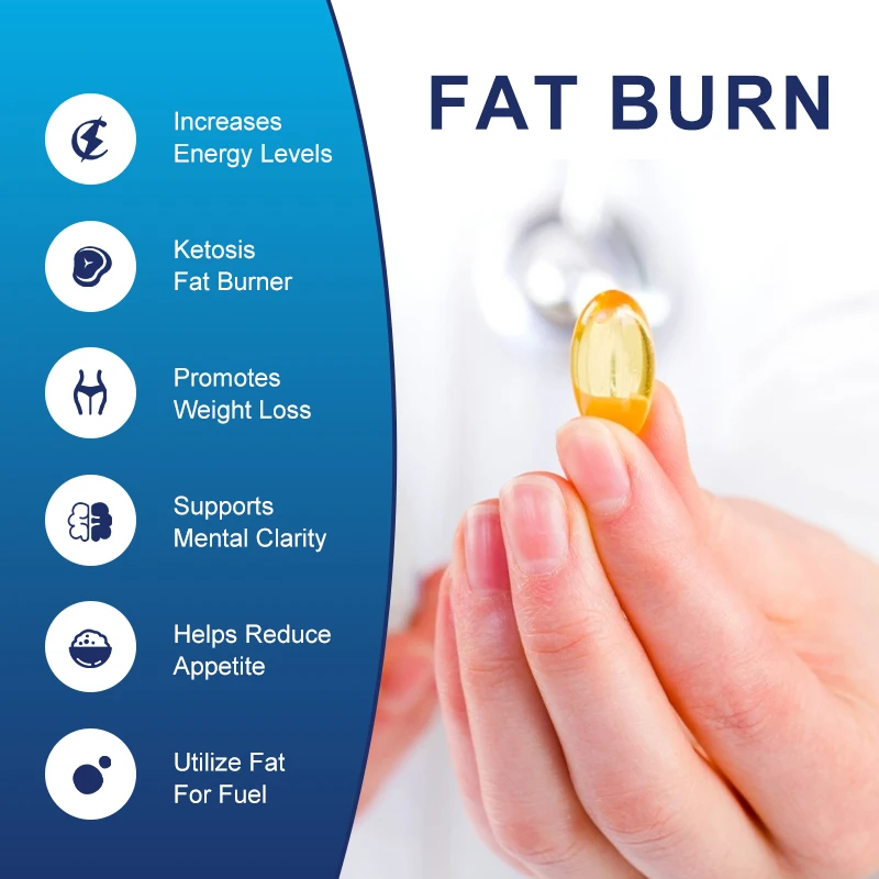 Minch Pure Keto Slim Diet ​fat Burner Keto Diet Capsules Detox, Gluten Free Non-GMO Vegan Dietary Nutrition Vitamin B