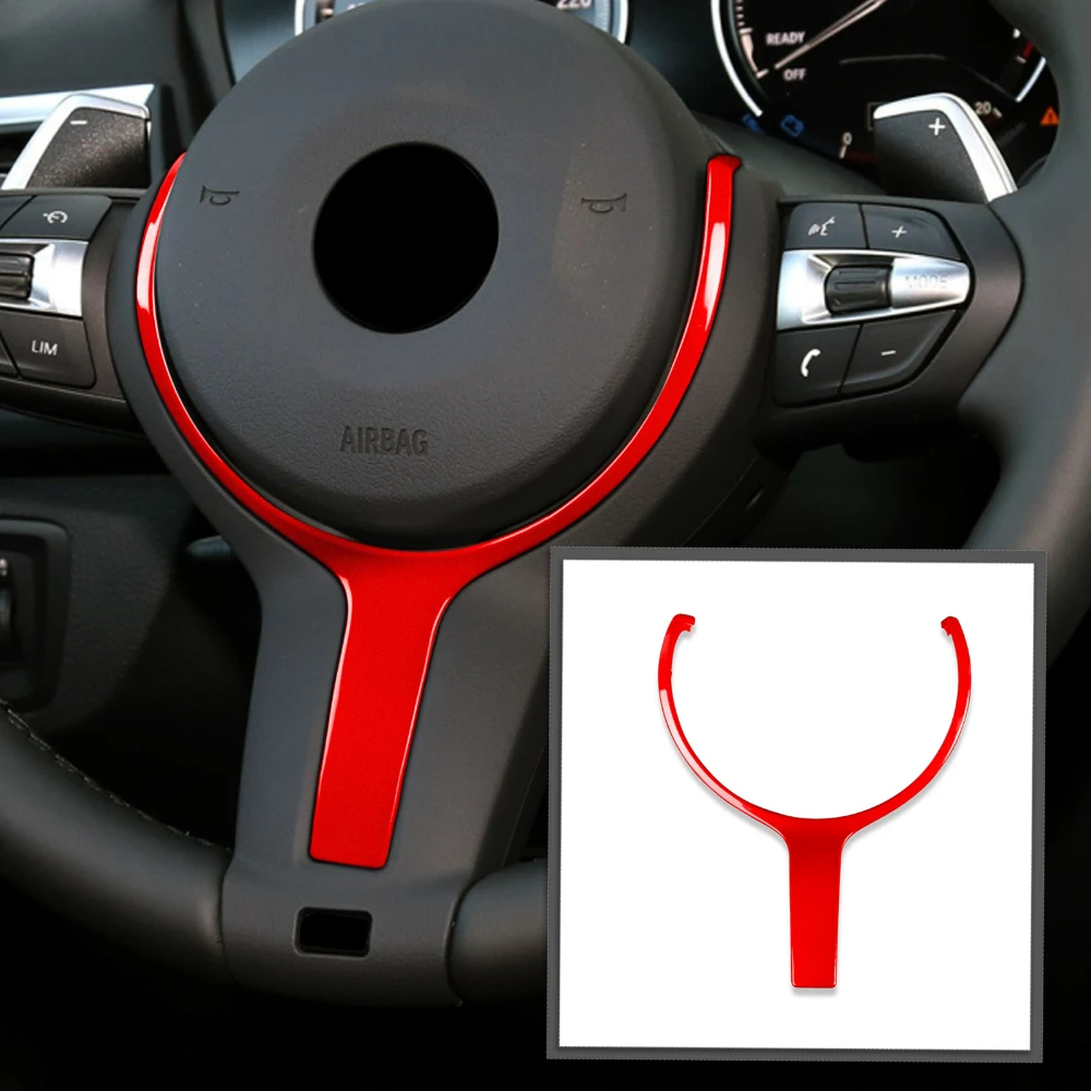 Racing Steering Wheel M Sport Steering Wheel Trim BMW F20 F22 F30 F31 F32 F33 F35 F36 F10 F06 F12 F13 F15 F16 Replacement Carbon Fiber 550D 328M