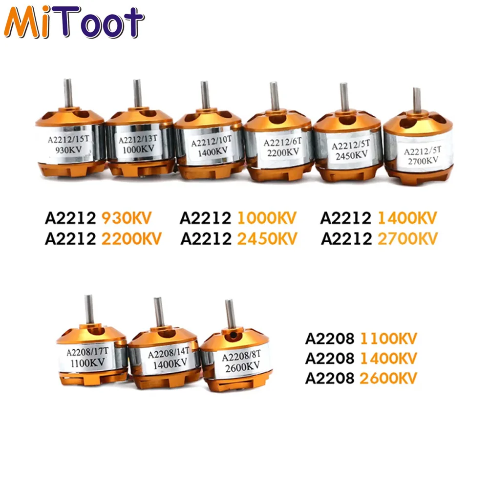 High-Performance Brushless Outrunner Motor for RC Aircraft and Multi-Copters