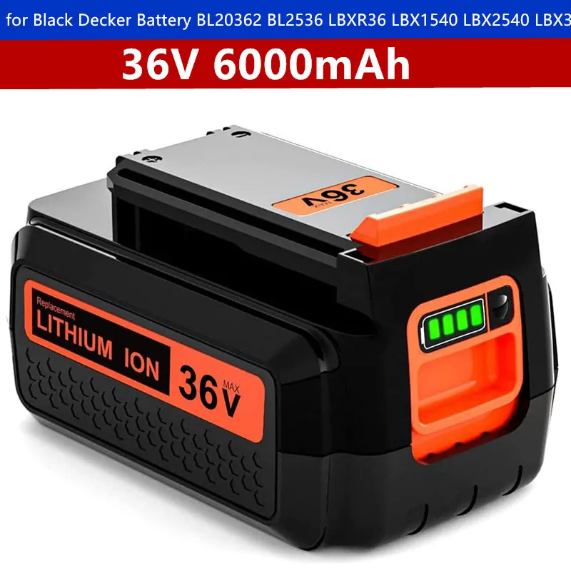 36V 3.0Ah Replacement Batteries for Black & Decker LBXR36 BL20362