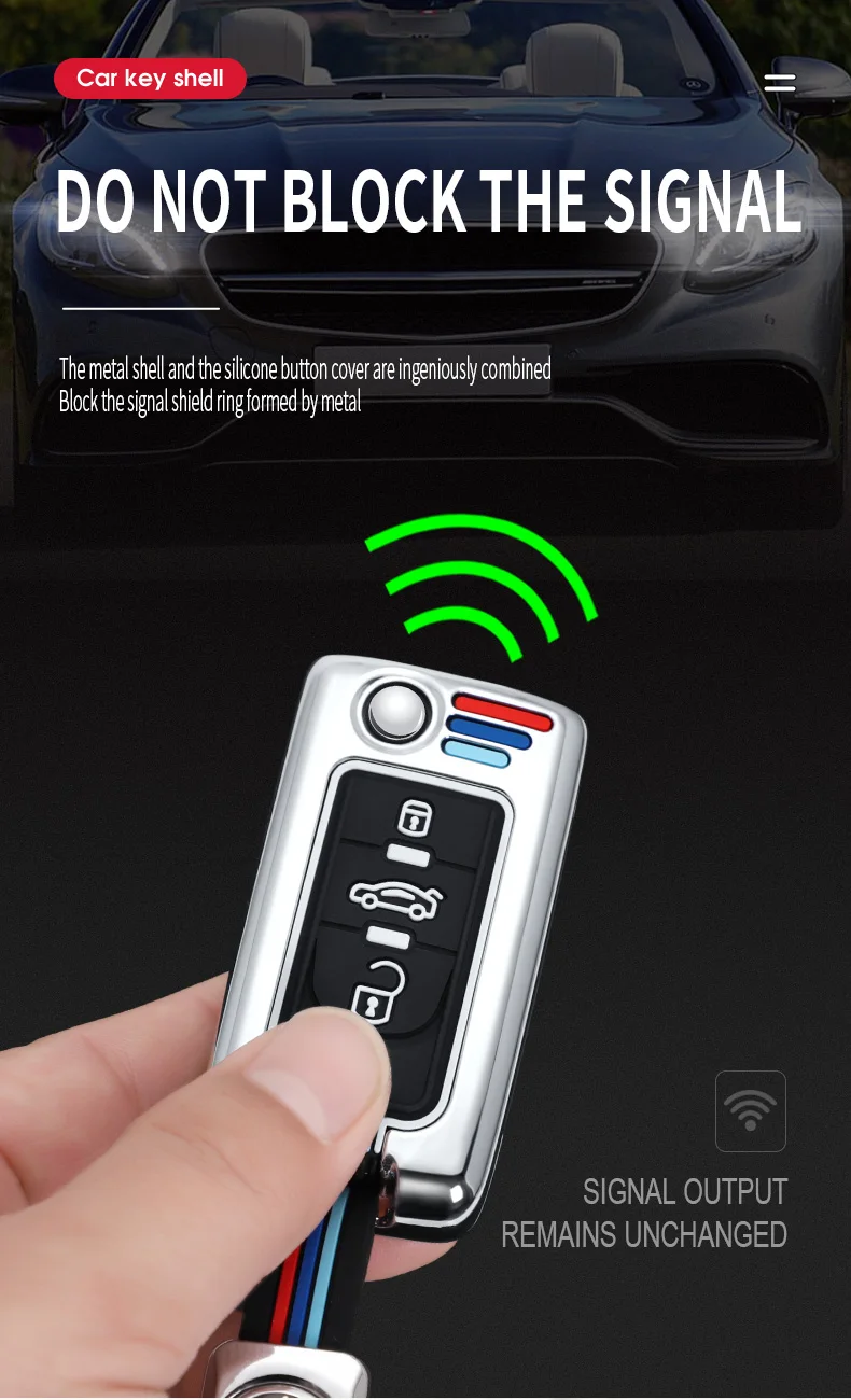 Copertura a distanza del portachiavi dell'automobile della lega per Citroen C2 C3 C4 C5 DS3 DS4 Picasso Xsara per Peugeot RCZ 206 308 307 408 3008 5008 13 Copertura a distanza del portachiavi dell'automobile della lega per Citroen C2 C3 C4 C5 DS3 DS4 Picasso Xsara per Peugeot RCZ 206 308 307 408 3008 5008 - S9edde852225842e097959f346e2fc230l