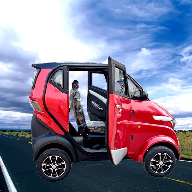 CCC CE 2 Door 3 Seat Four Wheeled Electric Vehicle Lithium Battery High Power Low Speed